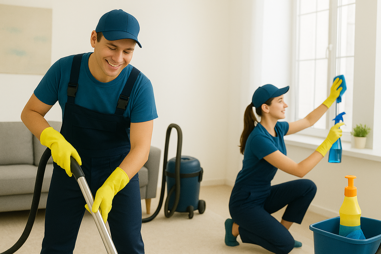 Carpet and window cleaning service